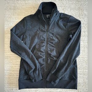 EUC Zella Performance Jacket size small charcoal/black